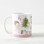 Anpassbare Nutcracker Ballet Weihnachtsfeier-Tasse Kaffeetasse (Links)
