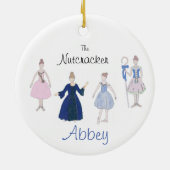 Anpassbare Nutcracker-Mama/Schnee/Blume/Marzi Keramik Ornament (Hinten)