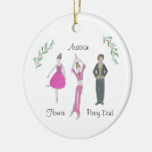 Anpassbare Nutcracker-Party-Vater/Blume/Arabisch Keramik Ornament (Links)