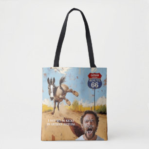 anpassbare Oatman Donkey Route 66 Tasche