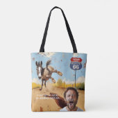 anpassbare Oatman Donkey Route 66 Tasche (Rückseite)