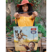 anpassbare Oatman Donkey Route 66 Tasche