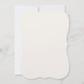 Anpassbare Ombre-Hochzeit im Herbst-Einladungen Einladung (Rückseite)