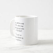 Anpassbare "One Weird Tip"-Anzeige Kaffeetasse (Vorderseite Links)