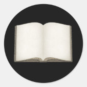 Anpassbare Open Book Stickers (Vorderseite)