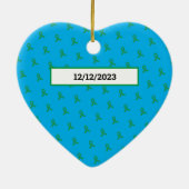 Anpassbare Organspende Keramik Ornament (Hinten)