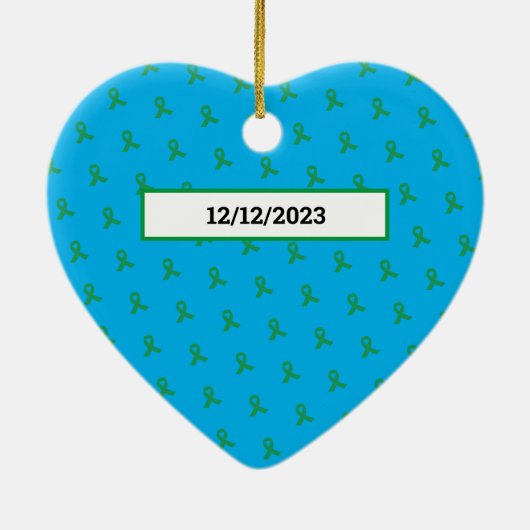 Anpassbare Organspende Keramik Ornament (Hinten)