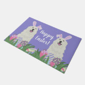 Anpassbare Osterfeiertage in großen Pyrenäen Fußmatte (Schrägansicht)