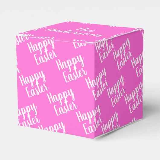 Anpassbare Osterpink Geschenkschachtel (Vorderseite)