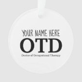 Anpassbare OTD-Ornament Ornament (Vorderseite)