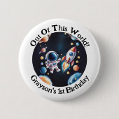 Anpassbare "Out of This World"-Schaltfläche zum Ge Button (Vorderseite)