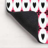 Anpassbare Oval Hearts Mousepad (Ecke)