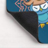 Anpassbare Owl Witz Mouse Pad Mousepad (Ecke)