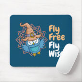 Anpassbare Owl Witz Mouse Pad Mousepad (Mit Mouse)