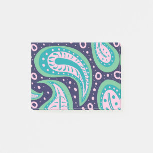 Anpassbare Paisley Post-It-Notes Post-it Klebezettel