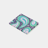 Anpassbare Paisley Post-It-Notes Post-it Klebezettel (angewinkelt)