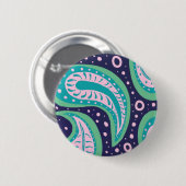 Anpassbare Paisley-Taste Button (Vorne & Hinten)