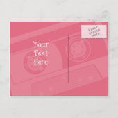 Anpassbare Party Einladung der 80er Jahre (Rückseite)