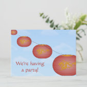 Anpassbare Party Einladung für Papierführungen (Stehend Vorderseite)