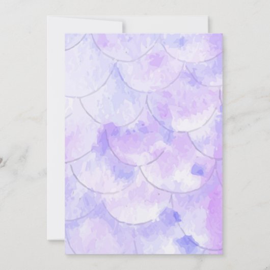 Anpassbare Party Einladungen für Kinder im Meer (Rückseite)