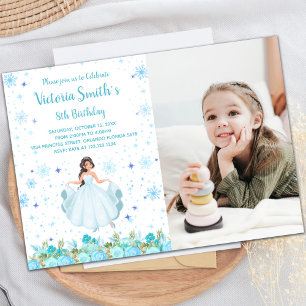 Anpassbare Party Einladungen von Princess für Kind