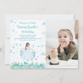 Anpassbare Party Einladungen von Princess für Kind (Vorderseite)