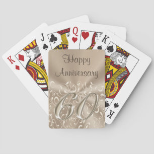 Anpassbare Partygeschenke oder Geschenke zum 60. H Spielkarten