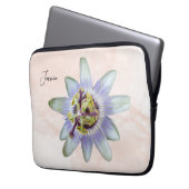 Anpassbare Passions-Blume Laptopschutzhülle (Vorderseite Links)