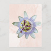 Anpassbare Passions-Blume Postkarte (Vorderseite)
