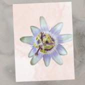 Anpassbare Passions-Blume Postkarte
