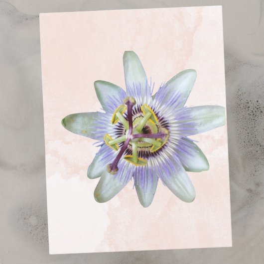 Anpassbare Passions-Blume Postkarte