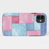 Anpassbare Patchwork iPhone 5 Case, Pinks, Blues Case-Mate iPhone Hülle (Rückseite (Horizontal))