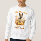 Anpassbare Paw-fect-Herbstdog Mozart Sweatshirt (Vorderseite)