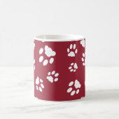 Anpassbare Paw-Prints Kaffeetasse (Mittel)