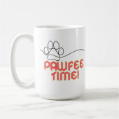 Anpassbare PawFee Zeit Kaffeetasse (Links)