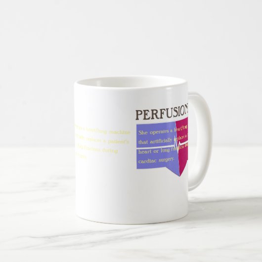 Anpassbare perfusionistische Definition Kaffeetasse (VorderseiteRechts)