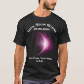 Anpassbare Personalisierte INSGESAMT SOLAR ECLIPSE T-Shirt (Vorderseite)