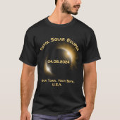 Anpassbare Personalisierte INSGESAMT SOLAR ECLIPSE T-Shirt (Vorderseite)