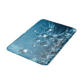 Anpassbare Phantastische Blauwassertropfen Badematte (Schrägansicht)