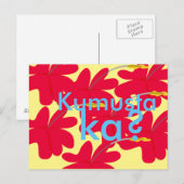 Anpassbare philippinische Kumusta Ka? Postkarte (Vorne/Hinten)