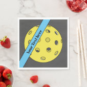 Anpassbare Pickleball-Papiere Napkins Serviette (Beispiel)