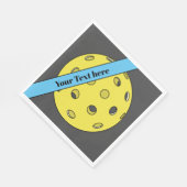 Anpassbare Pickleball-Papiere Napkins Serviette (Ecke)