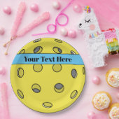 Anpassbare Pickleball-Party-Platte Pappteller (Party)