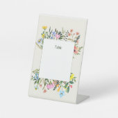 Anpassbare Platzierung von Tischnummern Sockelschild (Vorderseite)