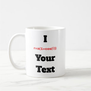 Anpassbare Polargleichung (I Herz) Kaffeetasse