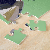 Anpassbare "Poncho"-Katze Puzzle (Seite)