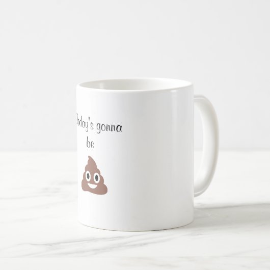 Anpassbare Poo Emoticon Kaffeetasse (VorderseiteRechts)