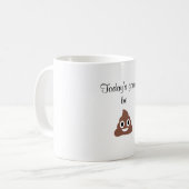 Anpassbare Poo Emoticon Kaffeetasse (Vorderseite Links)