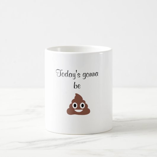 Anpassbare Poo Emoticon Kaffeetasse (Mittel)