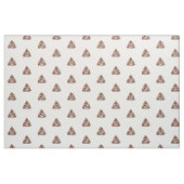 Anpassbare Poo Emoticon Stoff (Fat Quarter (45,7 x 55,9 cm))